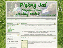 Tablet Screenshot of piekny-jas.pl